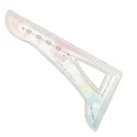 خط کش طراحی الگو خیاطی اشل یک چهارم 1/4 - فروشگاه اینترنتی لوازم خیاطی سولورشاپ