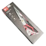 قیچی برش سایز 12 PIN (پین) دسته قرمز تیغه سفید - فروشگاه اینترنتی لوازم خیاطی سولورشاپ