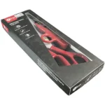 قیچی برش سایز 10 PIN (پین) دسته قرمز تیغه سفید - فروشگاه اینترنتی لوازم خیاطی سولورشاپ