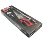 قیچی برش سایز 9 PIN (پین) دسته قرمز تیغه سفید - فروشگاه اینترنتی لوازم خیاطی سولورشاپ