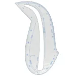 پک خط کش 10 عددی طراحی الگو ژله ای نشکن - فروشگاه اینترنتی لوازم خیاطی سولورشاپ