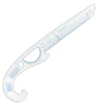 پک خط کش 10 عددی طراحی الگو ژله ای نشکن - فروشگاه اینترنتی لوازم خیاطی سولورشاپ