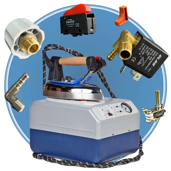 دسته بندی لوازم و قطعات اتو های بخار مخزن دار سیلتر، مگما، غزال و ایتالیایی