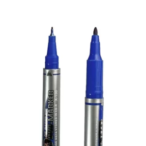 ماژیک سی دی نوک نازک 2 سر آبی - فروشگاه اینترنتی لوازم خیاطی سولورشاپ