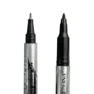 ماژیک سی دی نوک نازک 2 سر مشکی - فروشگاه اینترنتی لوازم خیاطی سولورشاپ