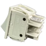 کلید سفید اتوبخار طرح اتو - فروشگاه اینترنتی لوازم خیاطی سولورشاپ