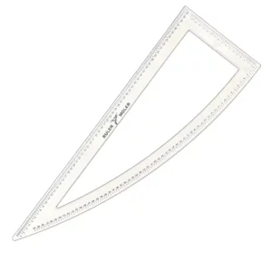 خط کش طراحی الگو خیاطی گونیا محدب - فروشگاه اینترنتی لوازم خیاطی سولورشاپ