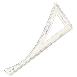 خط کش طراحی الگو خیاطی گونیا مقعر - فروشگاه اینترنتی لوازم خیاطی سولورشاپ