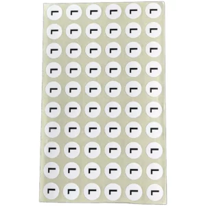 سایز برچسبی سایز لارج L (یک ورق) - فروشگاه اینترنتی لوازم خیاطی سولورشاپ