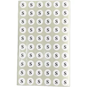 سایز برچسبی سایز اسمال S (یک ورق) - فروشگاه اینترنتی لوازم خیاطی سولورشاپ