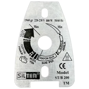 لیبل درجه دسته اتو بخار سیلتر - فروشگاه اینترنتی لوازم خیاطی سولورشاپ