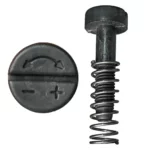 پیچ تنظیم میزان روغن کمپلت + فنر راسته صنعتی - فروشگاه اینترنتی لوازم خیاطی سولورشاپ